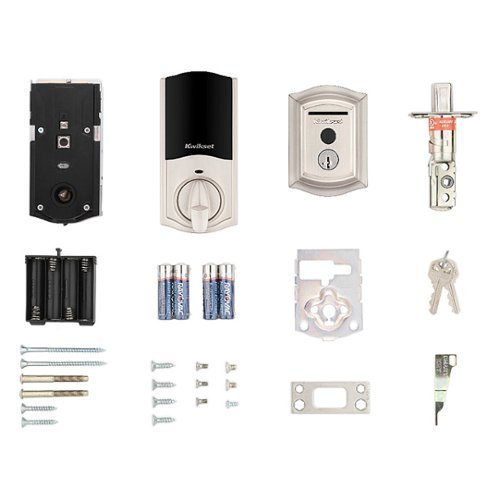 Kwikset Halo Smart Lock Wi-Fi Replacement Deadbolt with App/Key/Fingerprint Access - Satin Nickel WORLDWIDE DELIVERY