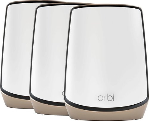 NETGEAR - Orbi 860 Series AX6000 Tri-Band Mesh Wi-Fi 6 System (3-pack) - White
