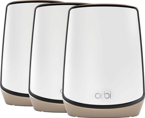 NETGEAR - Orbi 860 Series AX6000 Tri-Band Mesh Wi-Fi System (3-pack) - White