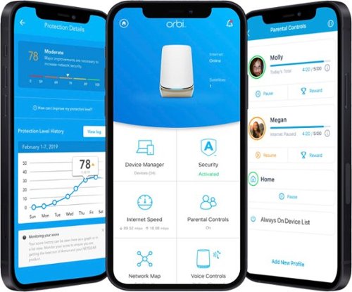 NETGEAR Orbi 960 Series AXE11000 Quad-Band Mesh Wi-Fi 6E System (2-pack) - White BUY IN EUROPE