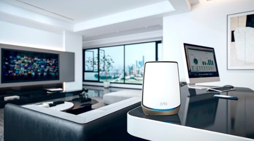 NETGEAR Orbi 860 Series AX6000 Tri-Band Mesh Wi-Fi 6 Satellite - White GLOBAL SHIPPING