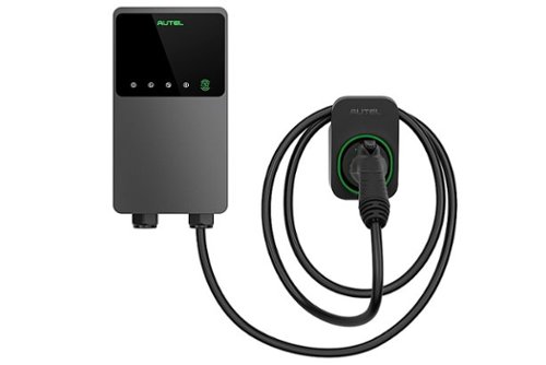 Image of Autel - MaxiCharger J1722 Level 2 Hardwired Electric Vehicle (EV) Smart Charger - up to 50A - 25' - Dark Gray