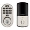 Kwikset - Halo Smart Lock Wi-Fi Replacement Deadbolt with App/Keypad/Key Access - Satin Nickel-Front_Standard