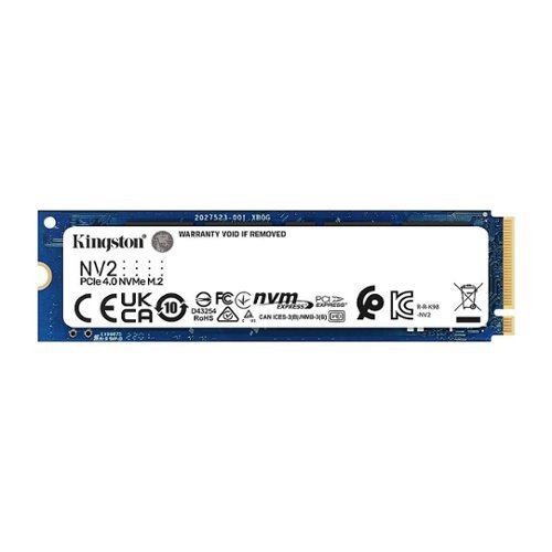 Kingston - NV2 500GB Internal SSD PCIe 4.0 Gen 4x4 NVMe-Front_Standard 