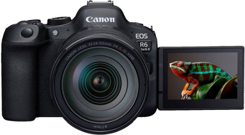 Canon EOS R6 Mark II Mirrorless Camera with RF24-105mm f/4L IS USM Lens - Black WORLDWIDE DELIVERY