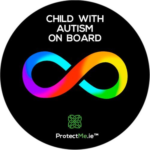 Image of Protect Me - Car Window Decal Child with Autism on board - Black