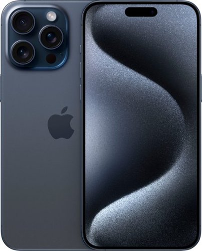 Apple - iPhone 15 Pro Max 256GB - Blue Titanium (AT&T)
