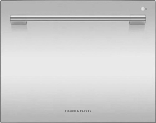 Fisher & Paykel - Series 11 Single  24 in Smart Top Control, built-in Tall, DishDrawer Dishwasher with Sanitize Options - Silver