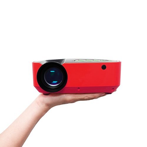 

AAXA - CP3 Home Theater Projector - Red/Black - Red/Black