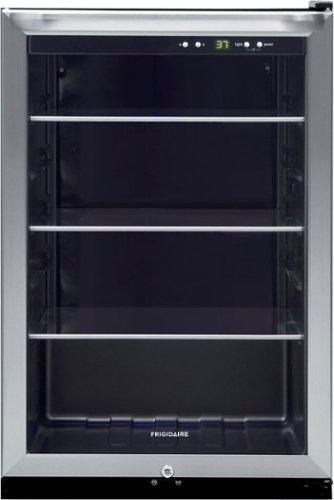 Frigidaire - 4.6 Cu. Ft. 138 12 oz. Can Capacity Beverage Center - Stainless Steel