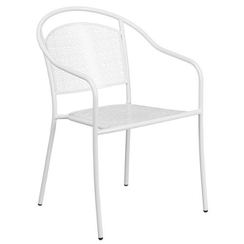 

Flash Furniture - Oia Patio Chair - White