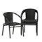 Alamont Home - Lila Patio Chair (set of 4) - Black-Front_Standard