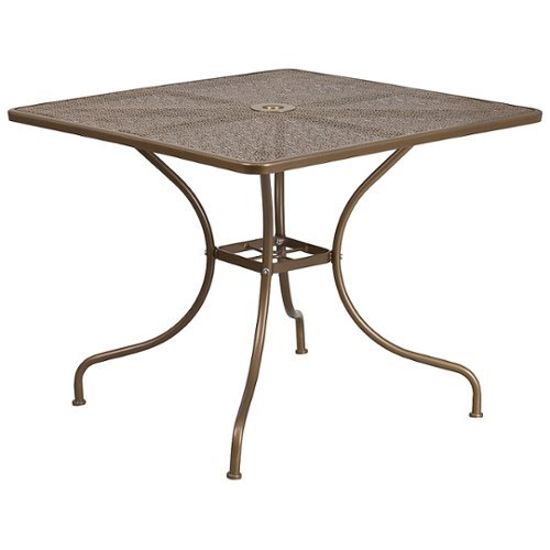 

Flash Furniture - Oia Contemporary Patio Table - Gold