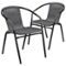 Alamont Home - Lila Patio Chair (set of 2) - Gray-Front_Standard