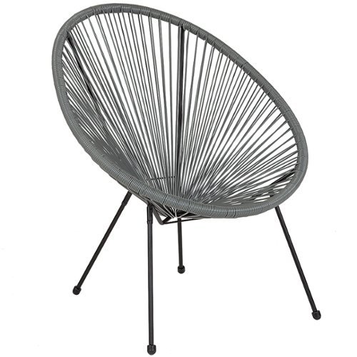 Photos - Chair Flash Furniture  Valencia Oval Comfort Take Ten Contemporary Bungee Bunge 