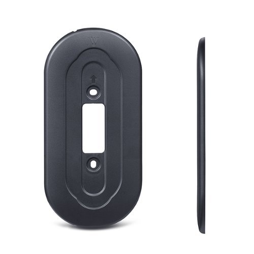 Wasserstein Wall Plate for Google Nest Doorbell (wired, 2nd gen) - Gray WORLDWIDE DELIVERY