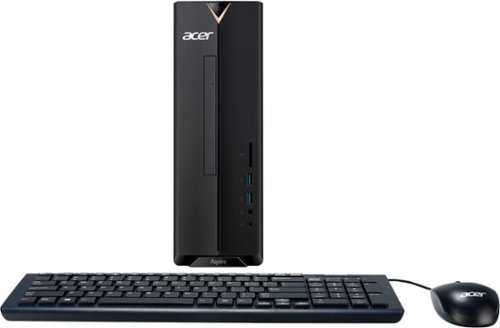 Acer - Aspire XC-830-UW91 Desktop, Intel Celeron J4125 Quad -4GB Memory - 256GB NVMe M.2 SSD - Black