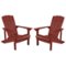 Alamont Home - Charlestown Adirondack Chair (set of 2) - Red-Front_Standard