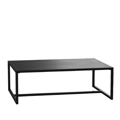Image of Flash Furniture - Brock Contemporary Patio Coffee Table - Black