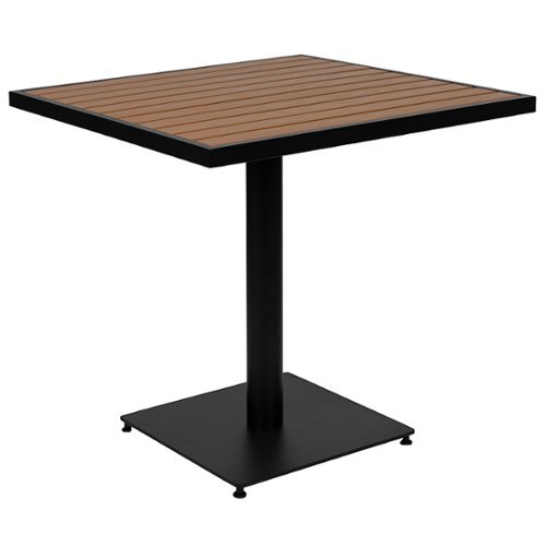 

Flash Furniture - Lark Modern Patio Table - Teak