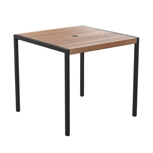 

Flash Furniture - Lark Modern Patio Table - Teak