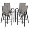 Alamont Home - Brazos Modern Fabric Patio Barstool (set of 4) - Gray-Front_Standard