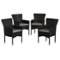 Alamont Home - Maxim Patio Chair (set of 4) - Black/Gray-Front_Standard
