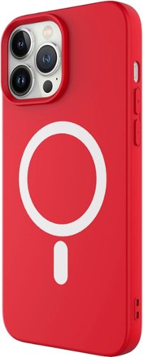 AMPD Real Feel Soft Case with MagSafe for Apple iPhone 13 Pro - Red WORLDWIDE DELIVERY