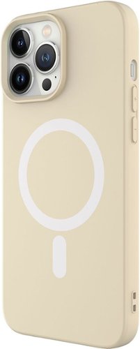 AMPD Real Feel Soft Case with MagSafe for Apple iPhone 13 Pro Max / iPhone 12 Pro Max - White WORLDWIDE DELIVERY