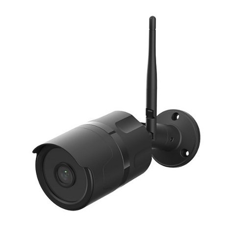 

FEIT ELECTRIC - Outdoor Wired Camera with Wi-Fi - Black