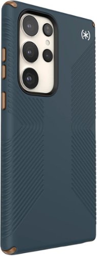 Speck Presidio2 Grip Case for Samsung Galaxy S23 Ultra - Charcoal Grey/Cool Bronze/White GLOBAL SHIPPING