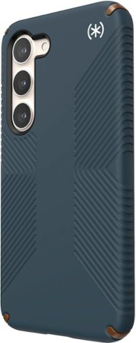 Speck Presidio2 Grip Case for Samsung Galaxy S23 - Charcoal Grey/Cool Bronze/White HOW TO BUY