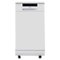 SPT - 18 in. Electronic Portable 120-volt Dishwasher with 6-Cycles with 8 Place Setting Capacity - White-Front_Standard
