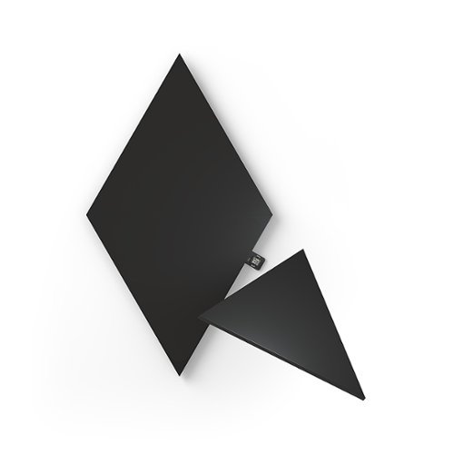 

Nanoleaf - Shapes Ultra Black Triangles Expansion Pack (3 Panels) - Multicolor
