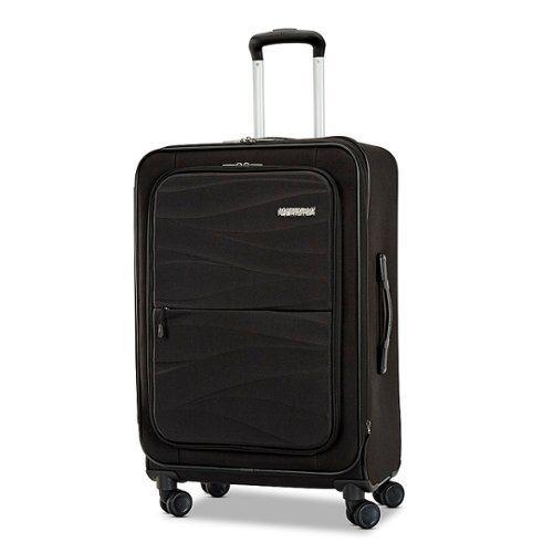 

American Tourister - Cascade Ss 24" Expandable Spinner Suitcase - Jet Black