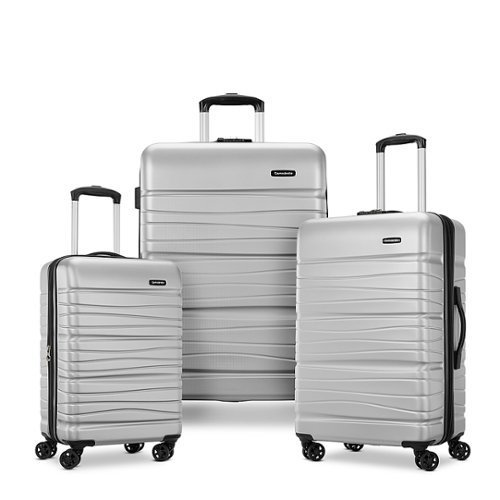 

Samsonite - Evolve Se 28" Expandable Spinner Suitcase Set 3 Piece - Arctic Silver
