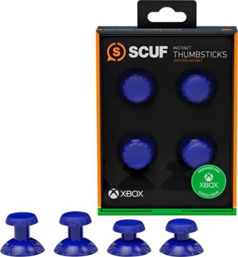 SCUF - Instinct Interchangeable Thumbsticks Joysticks Only for SCUF Instinct Pro Xbox Series X|S Controller I 4-Pack - Blue