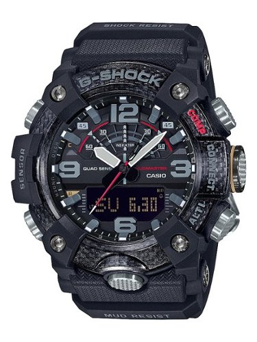 

Casio - Men's G-Shock Mudmaster Triple-Sensor Analog-Digital Mobile Link 51mm Watch - Black