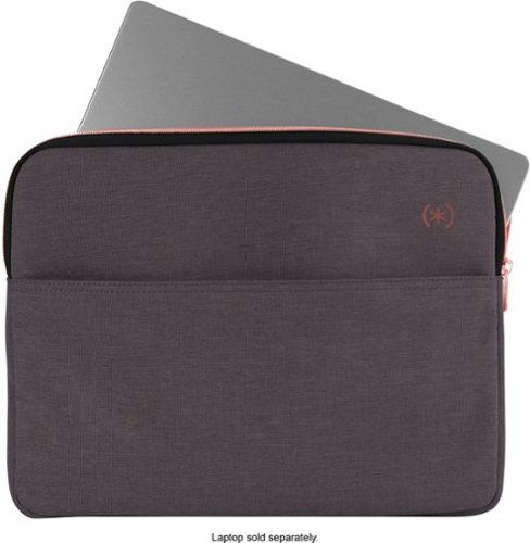 Speck Transfer Pro Pocket Protective Sleeve Universal 13-14 for MacBook computers, laptops and tablets - Cloudy Grey/Rose Gold WORLDWIDE DELIVERY
