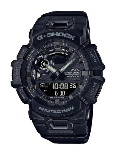 

Casio - Men's G-Shock Analog-Digital Step Tracker with Bluetooth Mobile Link 49mm Watch - Black