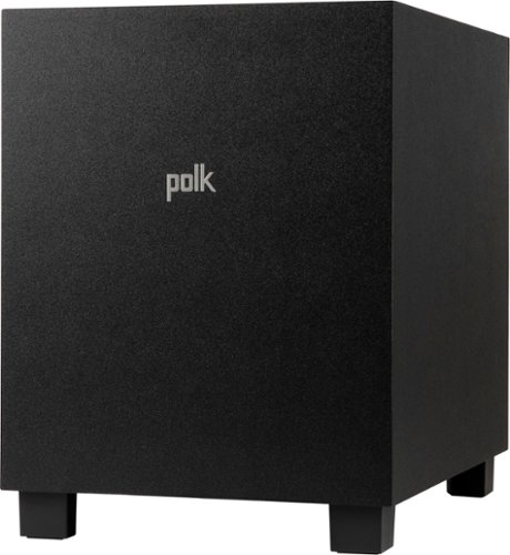 Polk Audio - Monitor XT10 100W 10" Down Firing Class D Amplification Subwoofer - Black