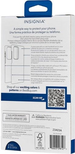 Insignia™ Dual-Layer Case for Samsung Galaxy S23 Ultra - Black WHERE TO BUY