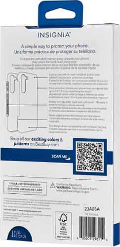 Insignia™ Dual-Layer Case for Samsung Galaxy S23+ - Black WHERE TO BUY