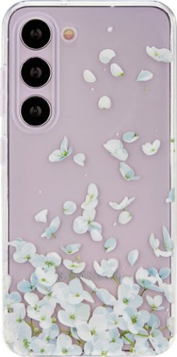  Insignia™ - Hard-Shell Case for Samsung Galaxy S23 - Falling Flower