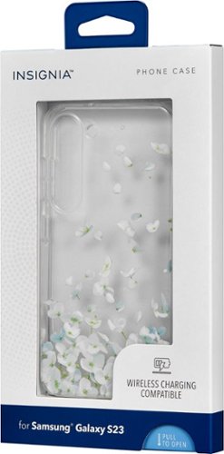 Insignia™ Hard-Shell Case for Samsung Galaxy S23 - Falling Flower HOW TO BUY
