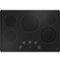 GE - 30" Electric Built In Cooktop - Black-Front_Standard