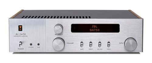 JBL - SA750 2.0-Ch. Intelligent Integrated Amplifier with Googlecast and Dirac Live - Silver