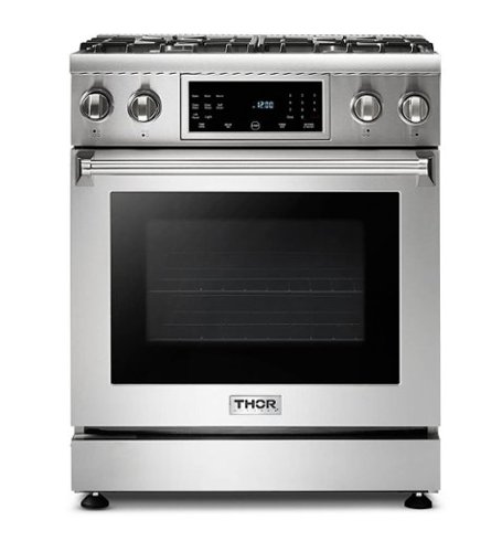 

Thor Kitchen - 4.55 cu. Ft. Freestanding Gas Range with Self Cleaning - Stainless Steel