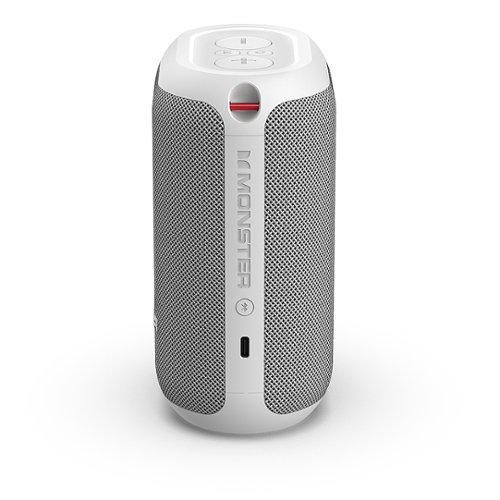 Monster DNA ONE Portable Bluetooth Speaker with Qi Wireless Charging - White SHOP ONLINE