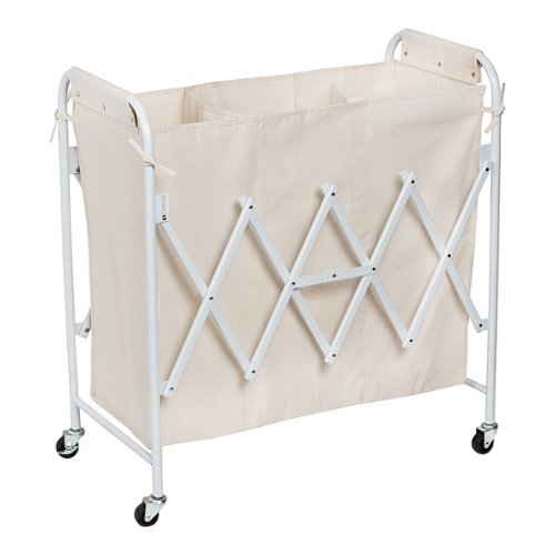 

Honey-Can-Do - Collapsible Accordion Triple Sorter - White